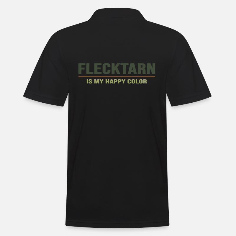 Bivouac de l’armée de Bushcraft de Flecktarn - Polo Homme - noir