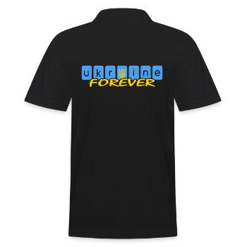 UKRAINE support Kiev slava ukraini donbass - Men's Polo Shirt - black - Back - Kai (181cm)