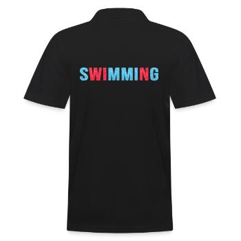 Un nageur remporte la compétition de natation Natation sportive - Polo Homme - noir - Dos - Kai (181cm)
