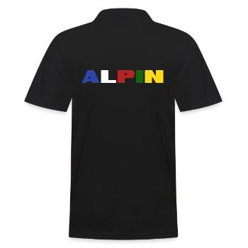 Randonnée en montagne Alpine Népal Prière drapeau Himalaya - Polo Homme - noir - Dos - Kai (181cm)