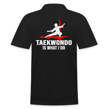 Taekwondo Arts martiaux Tous sports de contact de combat - Polo Homme - noir - Dos - Kai (181cm)