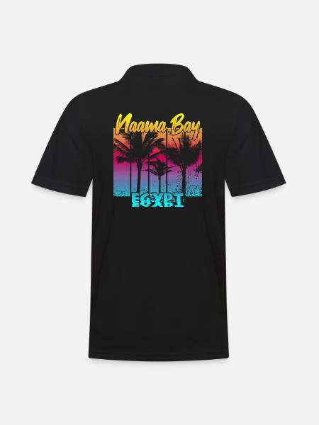 Naama Bay Egypt - Men's Polo Shirt - black