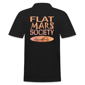Société Flat Mars - Polo Homme - noir - Dos - Kai (181cm)