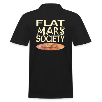 Société Flat Mars - Polo Homme - noir - Dos - Kai (181cm)