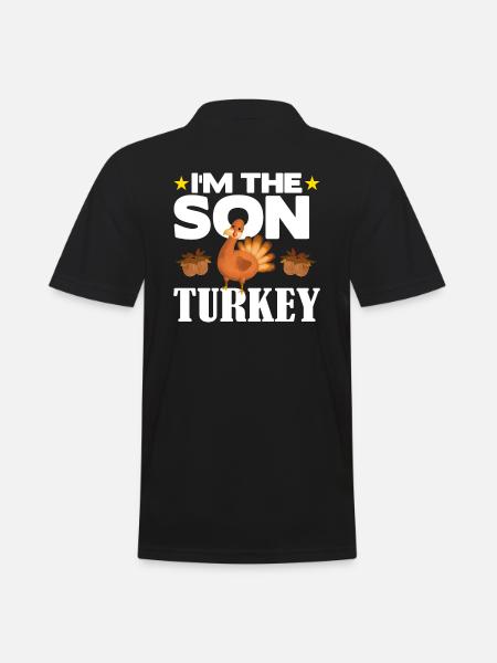I'm the Son Turkey - Männer Poloshirt - Schwarz