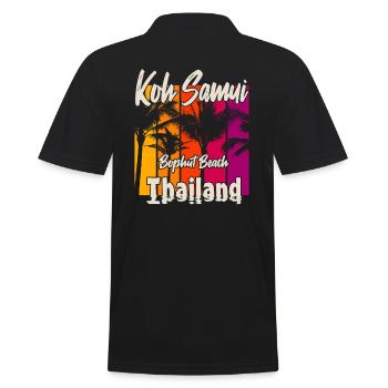 Koh Samui Thaïlande Bophut Beach - Polo Homme - noir - Dos - Kai (181cm)