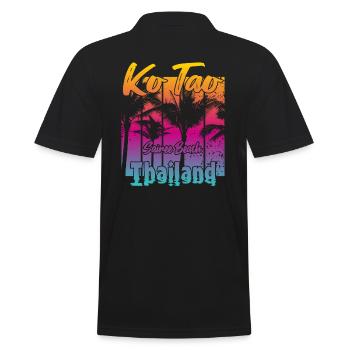 Ko Tao Sairee Beach Thaïlande - Polo Homme - noir - Dos - Kai (181cm)