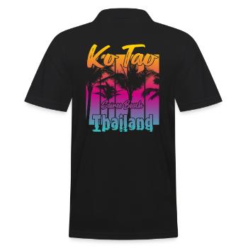 Ko Tao Sairee Beach Thaïlande - Polo Homme - noir - Dos - Kai (181cm)