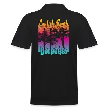 Carlisle Beach Barbade - Polo Homme - noir - Dos - Kai (181cm)