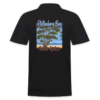 Plettenberg Bay Afrique du Sud - Polo Homme - noir - Dos - Kai (181cm)