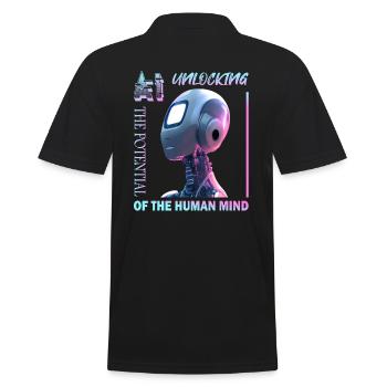 Libérer le potentiel avec l’IA - Polo Homme - noir - Dos - Kai (181cm)