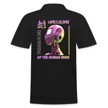 Libérer le potentiel avec l’IA - Polo Homme - noir - Dos - Kai (181cm)