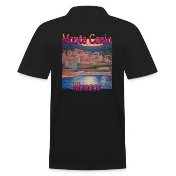 Monte Carlo Coucher de soleil - Polo Homme - noir - Dos - Kai (181cm)