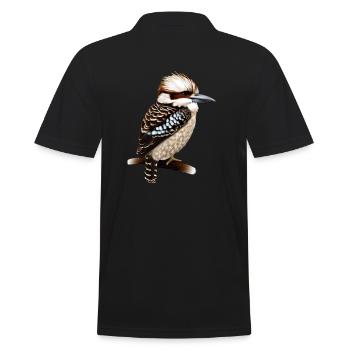 Kookaburra sucré - Polo Homme - noir - Dos - Kai (181cm)