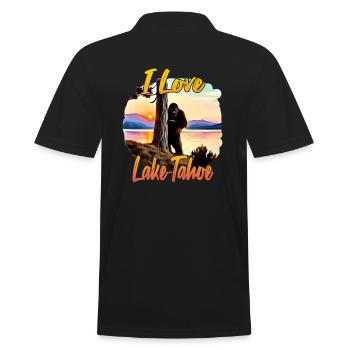 J’adore le lac Tahoe - Polo Homme - noir - Dos - Kai (181cm)