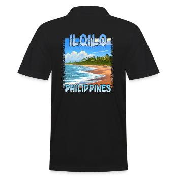 Iloilo, Philippines - Polo Homme - noir - Dos - Kai (181cm)