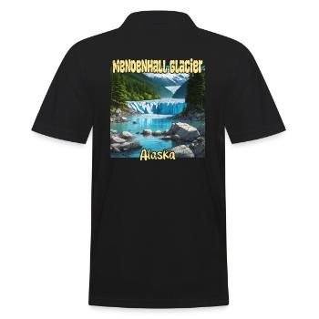 Mendenhall Glacier Alaska - Polo Homme - noir - Dos - Kai (181cm)