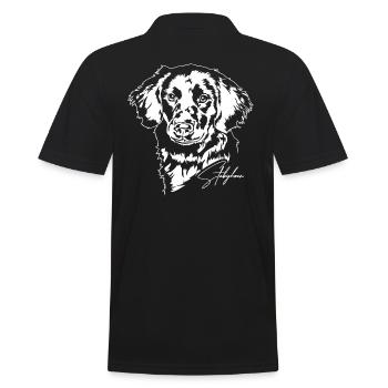 Stabyhoun Portrait Chien Chien Stabjihoun Wilsigns - Polo Homme - noir - Dos - Kai (181cm)