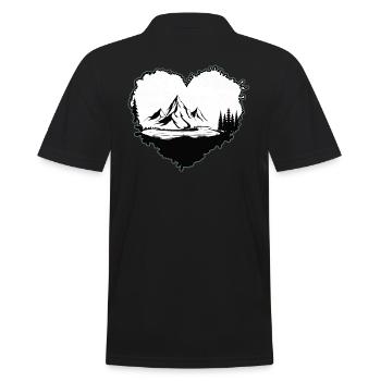 Randonnée en montagne Air de montagne servus alpin Alpiniste - Polo Homme - noir - Dos - Kai (181cm)