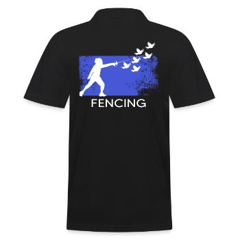 Escrime Escrime Fleuret Épée Escrime sportive - Polo Homme - noir - Dos - Kai (181cm)