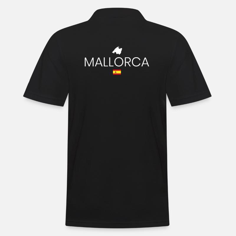 Mallorca Urlaub - Männer Poloshirt - Schwarz