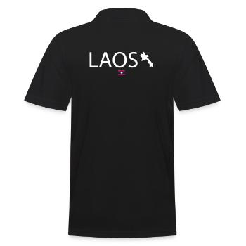 Île du Laos Vacances - Polo Homme - noir - Dos - Kai (181cm)