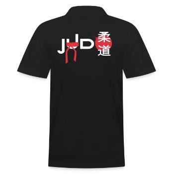 ceinture noire de judo hajime judoka - Polo Homme - noir - Dos - Kai (181cm)