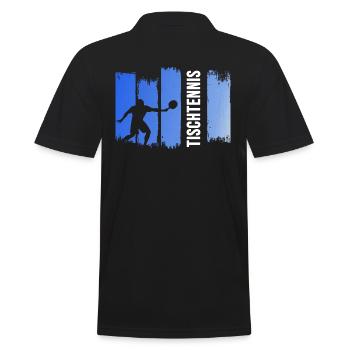 Table tennis Table tennis club Ping-pong - Polo Homme - noir - Dos - Kai (181cm)