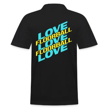 Floorball Floorball Player floorball-love - Polo Homme - noir - Dos - Kai (181cm)