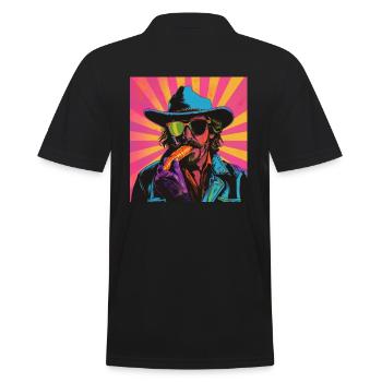 Carotte Carotte Jardin de carottes Végétalien Drôle Végétarien - Polo Homme - noir - Dos - Kai (181cm)