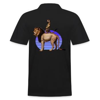 Suricate royal - Polo Homme - noir - Dos - Kai (181cm)