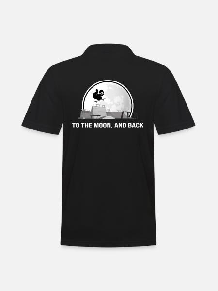 skateboard sk8 skater halfpipe - Männer Poloshirt - Schwarz