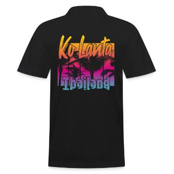Ko Lanta Thaïlande - Polo Homme - noir - Dos - Kai (181cm)