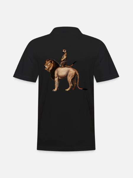 Royal Meerkat - Men's Polo Shirt - black