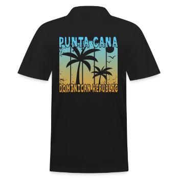 Punta Cana République dominicaine - Polo Homme - noir - Dos - Kai (181cm)