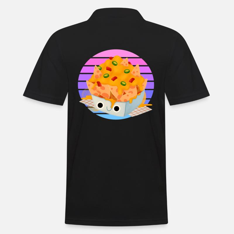 Chili Cheese Nacho Sunset - Polo Homme - noir