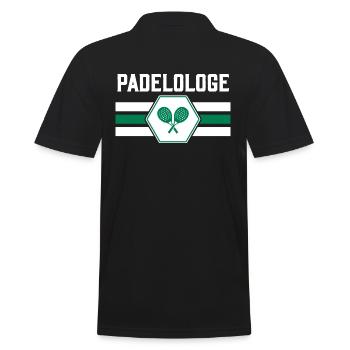 Padel Padel Tennis Joueur de tennis Padel - Polo Homme - noir - Dos - Kai (181cm)