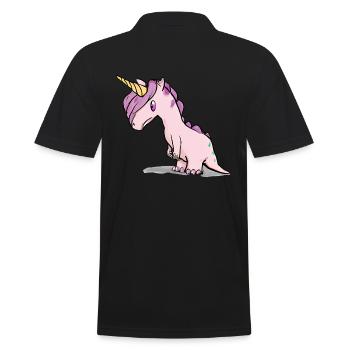 Licorne Dino - Polo Homme - noir - Dos - Kai (181cm)