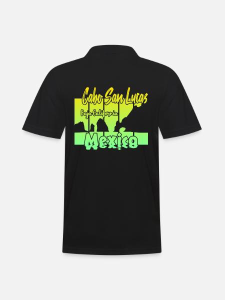 Cabo San Lucas Mexico - Men's Polo Shirt - black