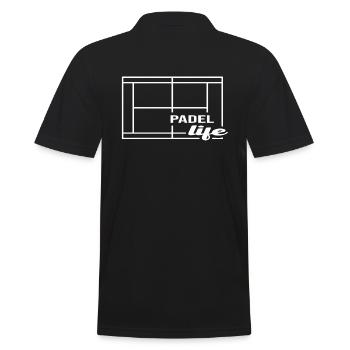 Padel PADEL TENNIS Padel-life padel court de tennis - Polo Homme - noir - Dos - Kai (181cm)