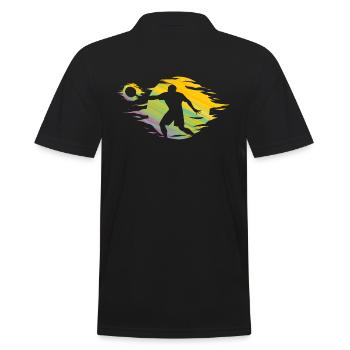 Tennis de table Ping-pong Tennis de table Batte en feu - Polo Homme - noir - Dos - Kai (181cm)