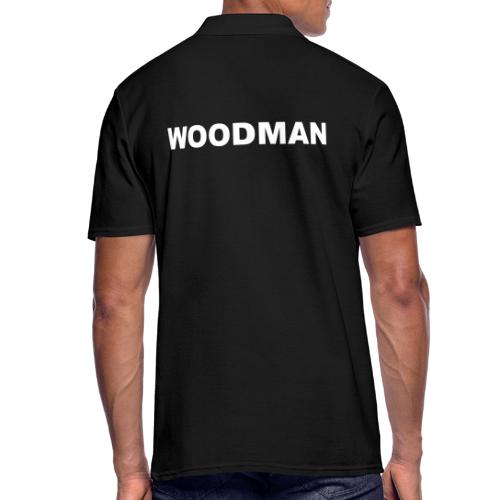 WOODMAN white - Männer Poloshirt