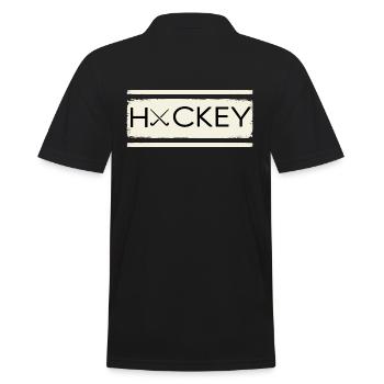 Hockey Fan Field Hockey Hockey-merch Hockey Stick - Men's Polo Shirt - black - Back - Kai (181cm)