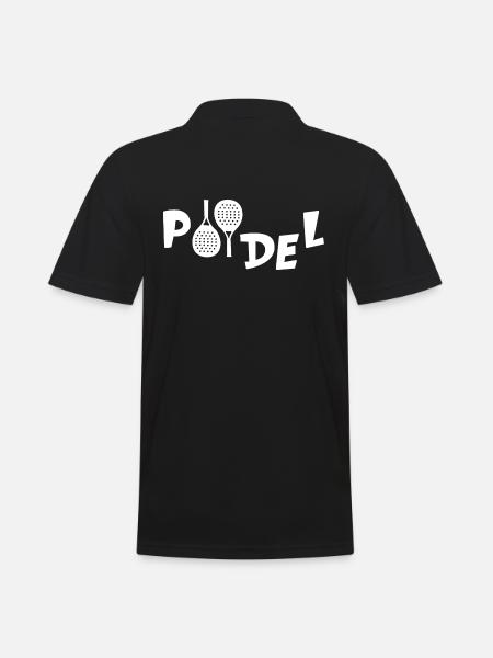 Padel Padel Tennis Padel TennisRackets - Mannen poloshirt - zwart