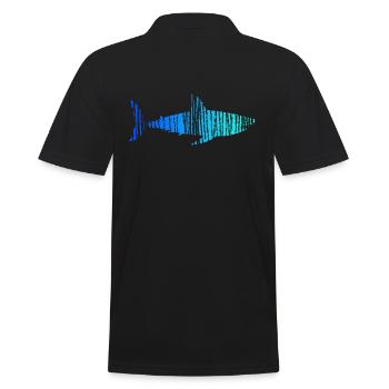 Pêche Pêcheur « Prédateur » Fish Hook Shark - Polo Homme - noir - Dos - Kai (181cm)