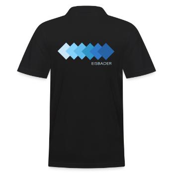 Eisbaden Winterschwimmer Eisloch Winterbaden - Männer Poloshirt - Schwarz - Hinten - Kai (181cm)