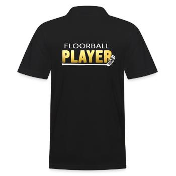 Floorball Floorball Jeu de floorball FLOORBALLplayer Floorball - Polo Homme - noir - Dos - Kai (181cm)