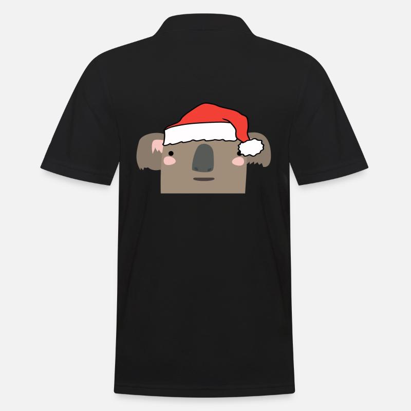 Koala de Noël - Polo Homme - noir