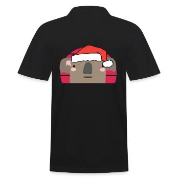Koala de Noël - Polo Homme - noir - Dos - Kai (181cm)