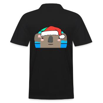Koala de Noël - Polo Homme - noir - Dos - Kai (181cm)
